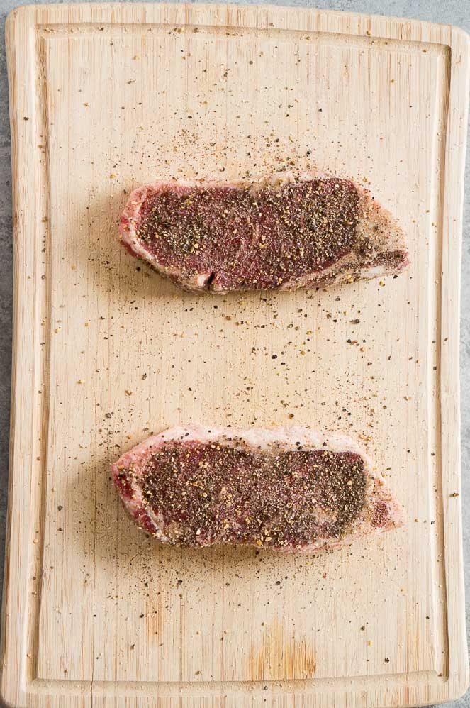season the steaks before sous vide