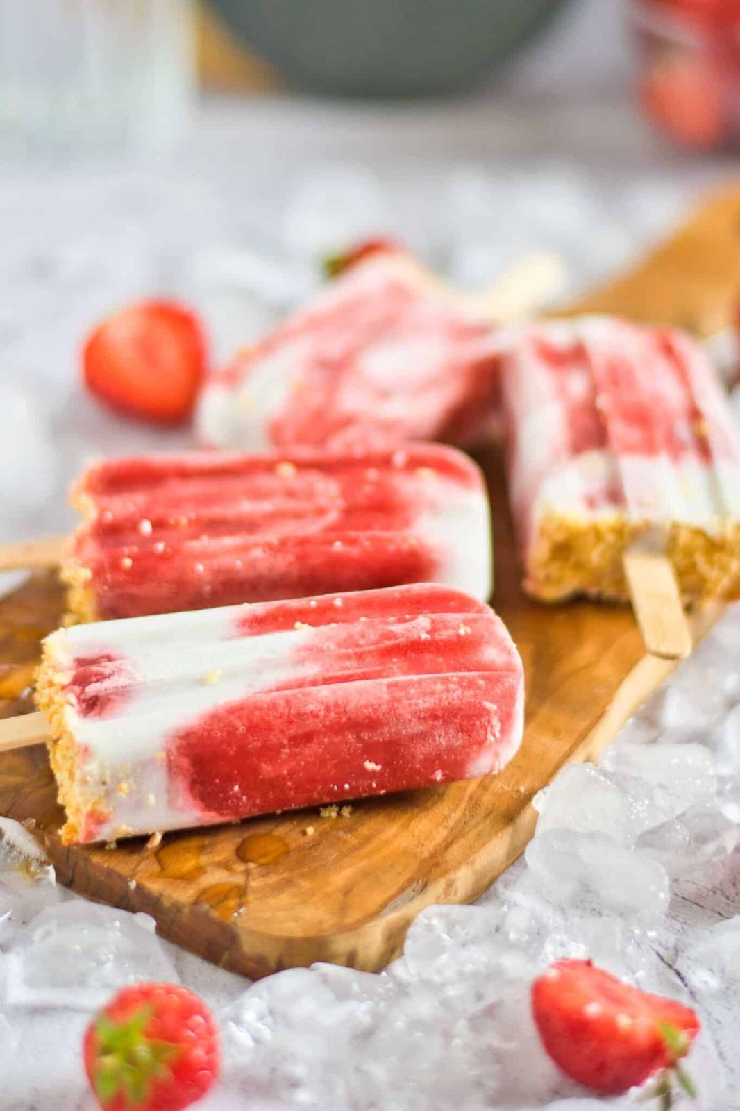 popsicles on a board