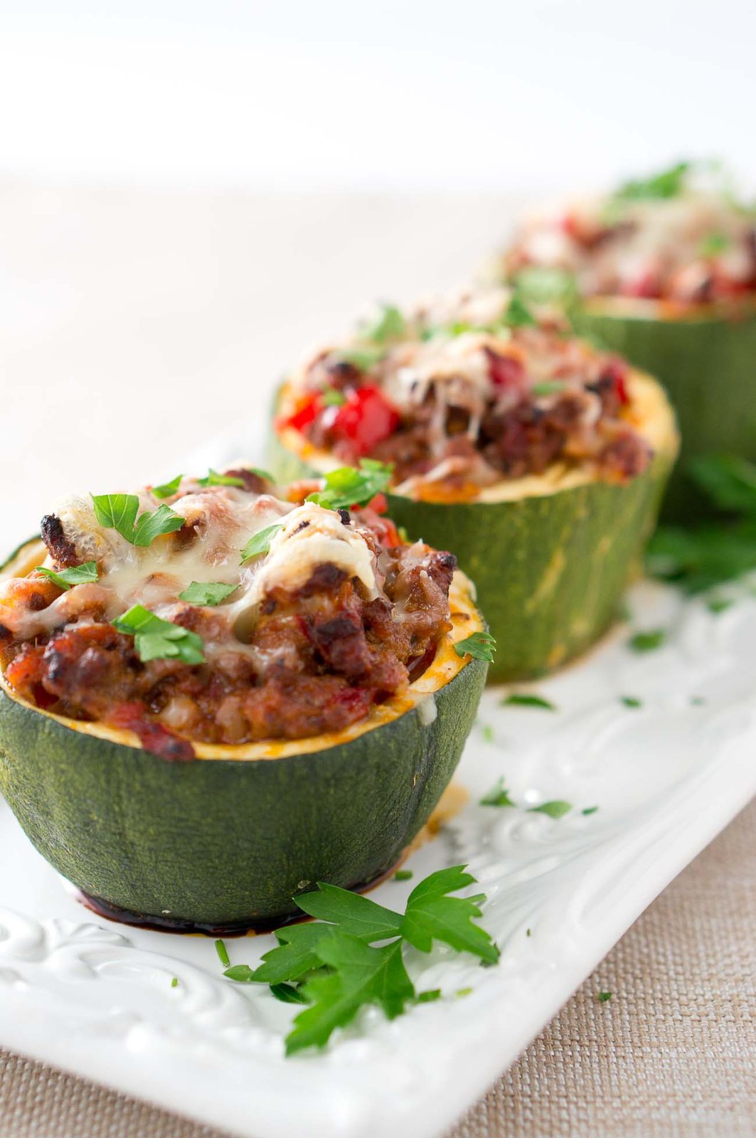 Stuffed Zucchini Cups