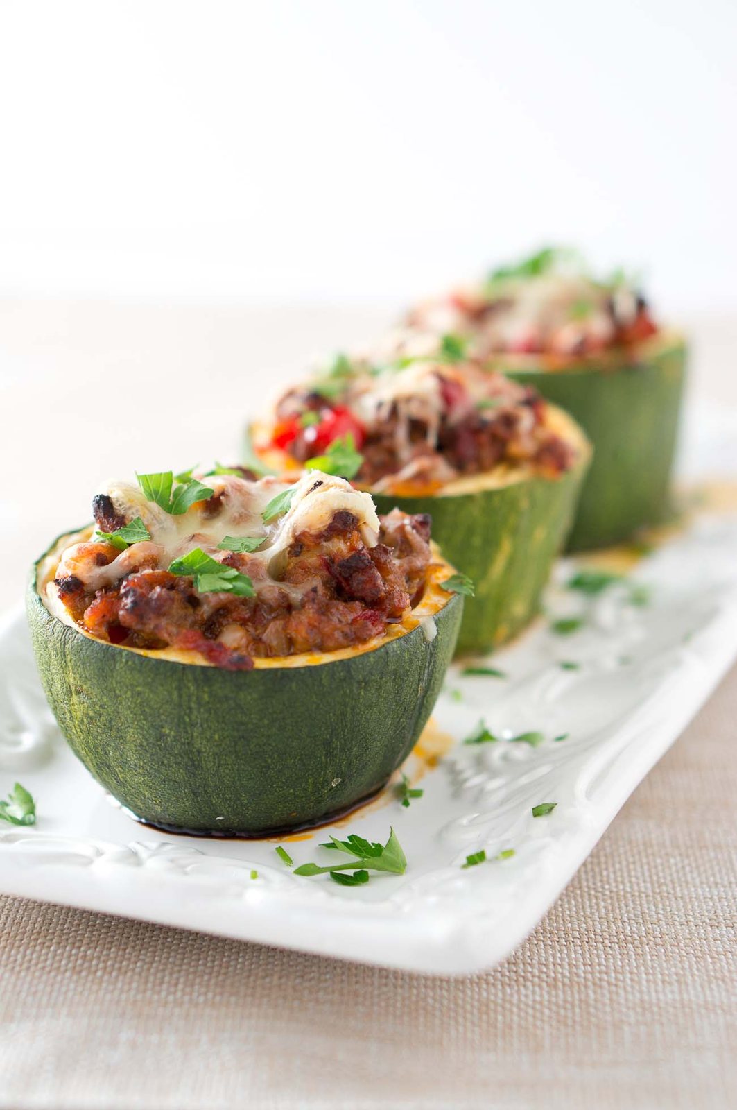 Stuffed Zucchini Cups