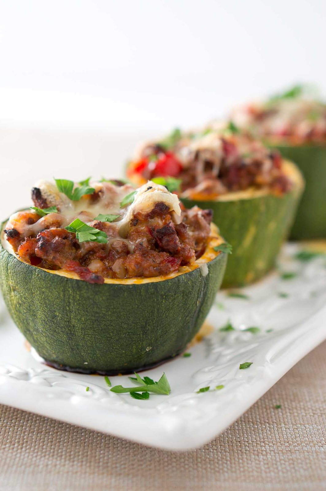 Stuffed Zucchini Cups