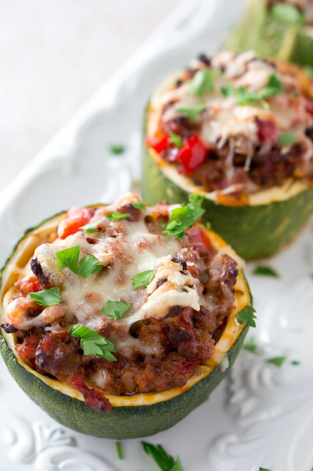 Stuffed Zucchini Cups