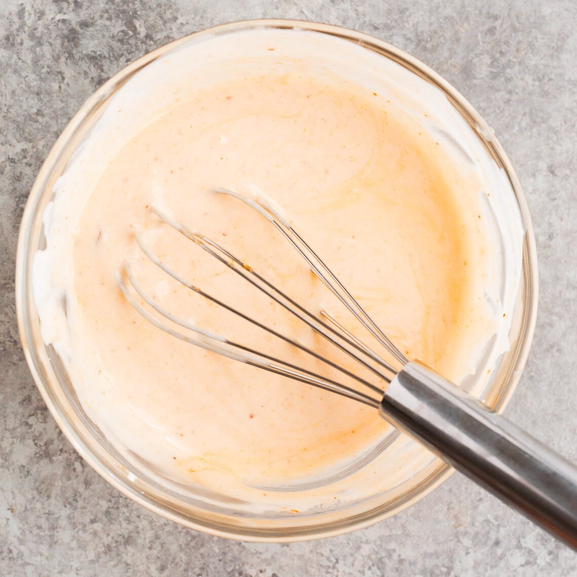 Chipotle lime crema in a bowl