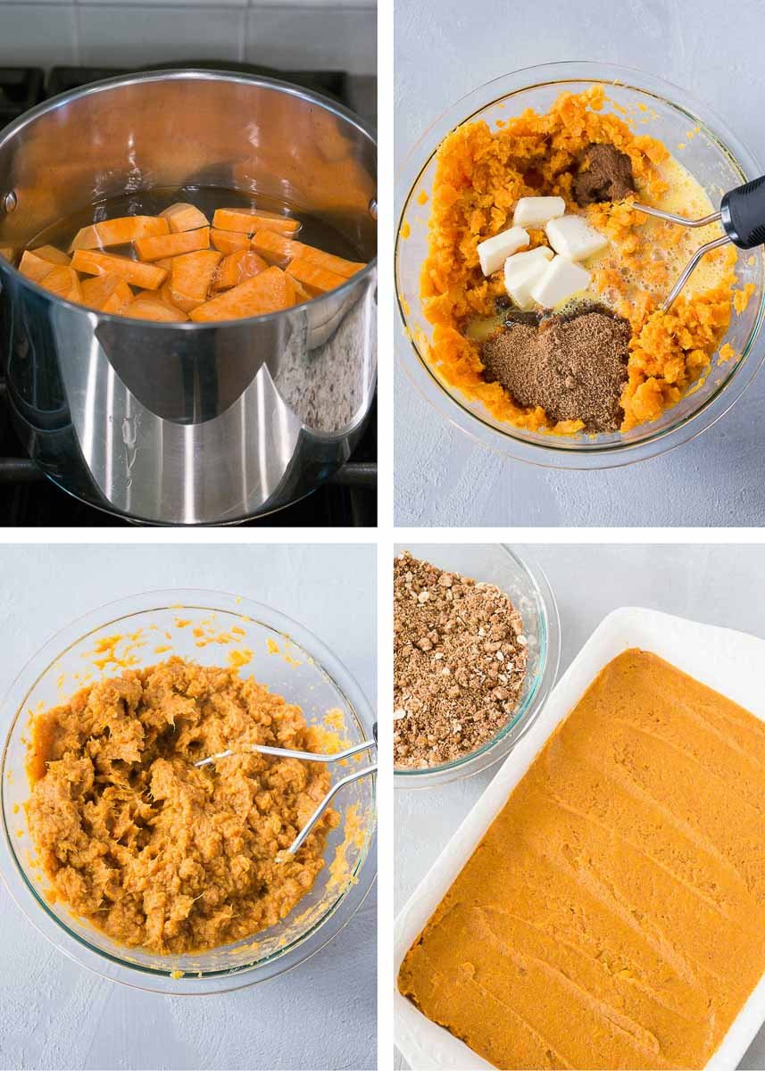 how to make sweet potato casserole
