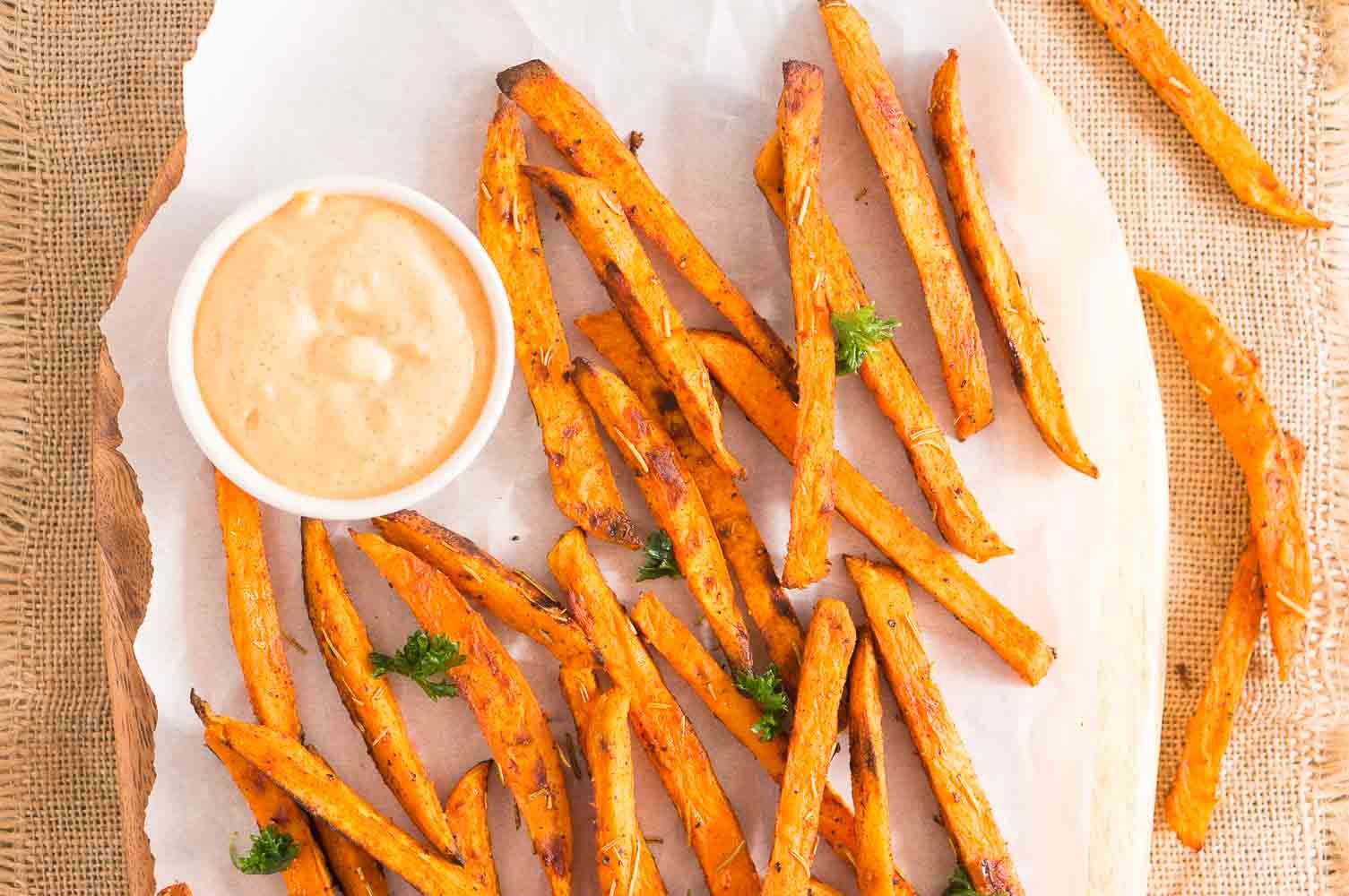 baked sweet potato fries