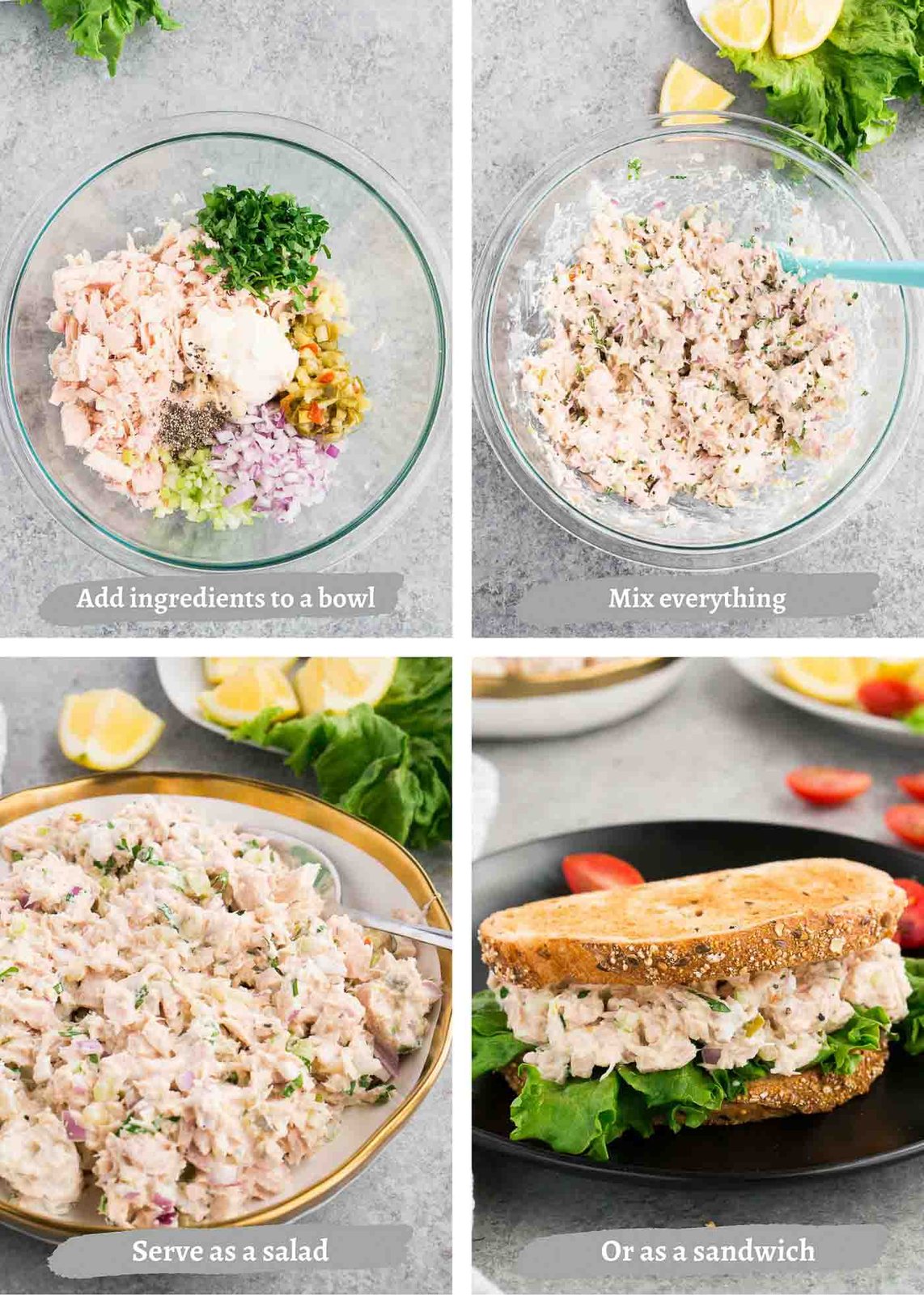 how to make tuna salad sandwich