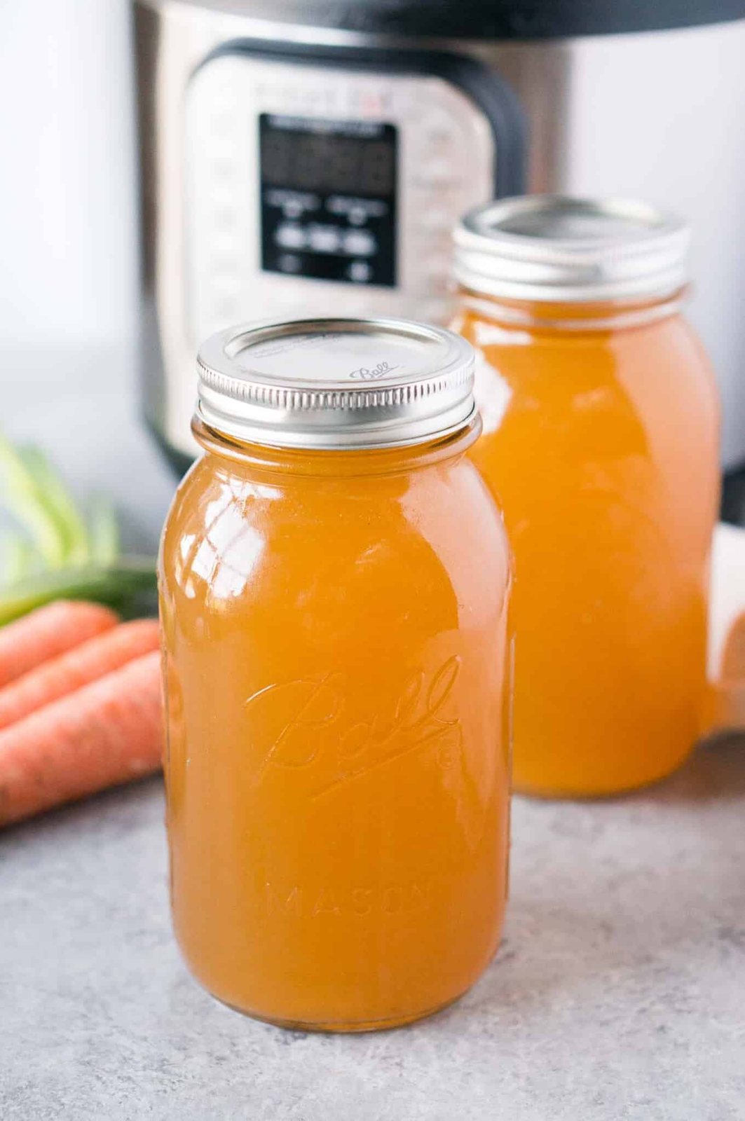 instant pot turkey stock in jars