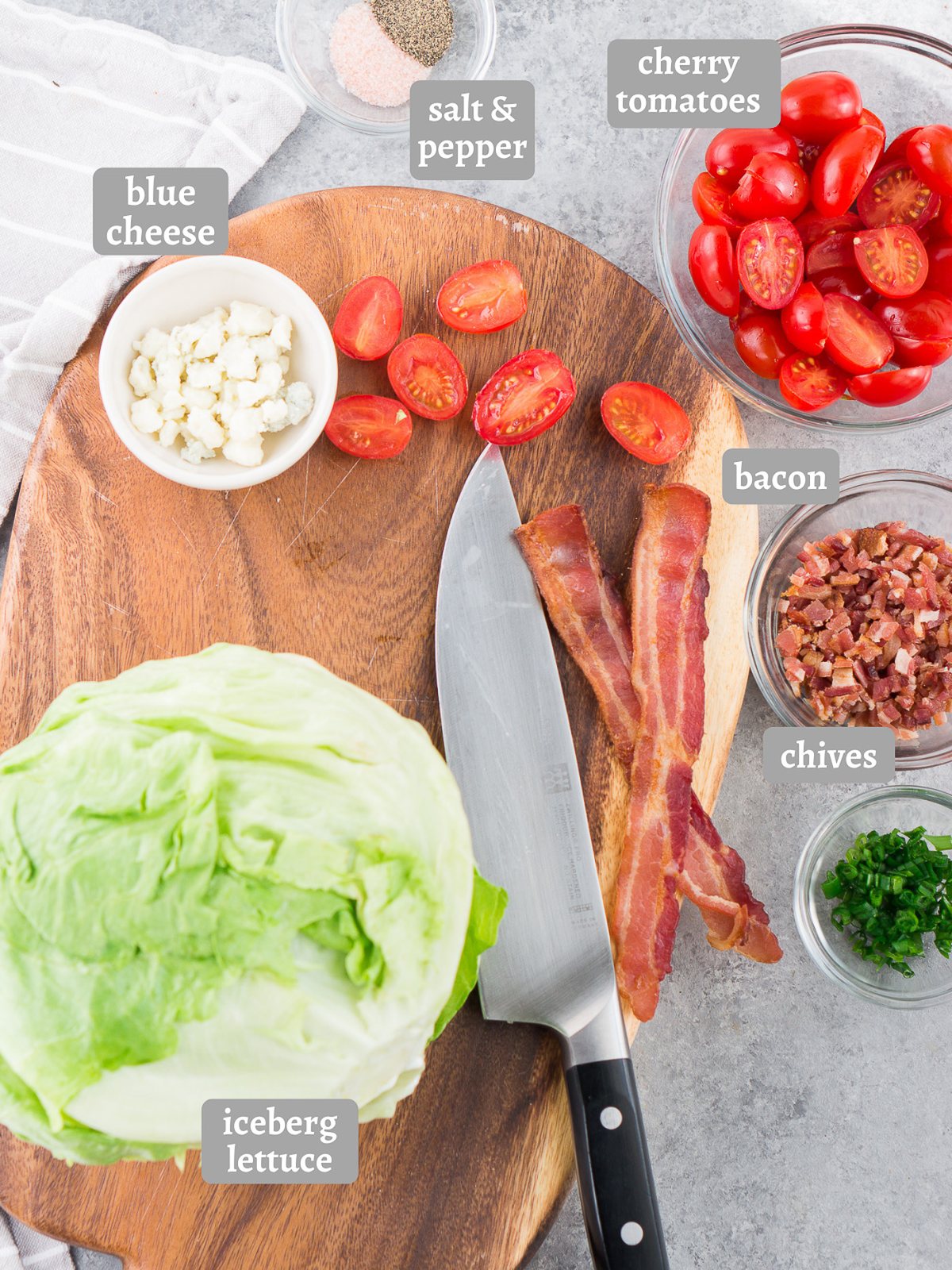 iceberg wedge salad ingredients