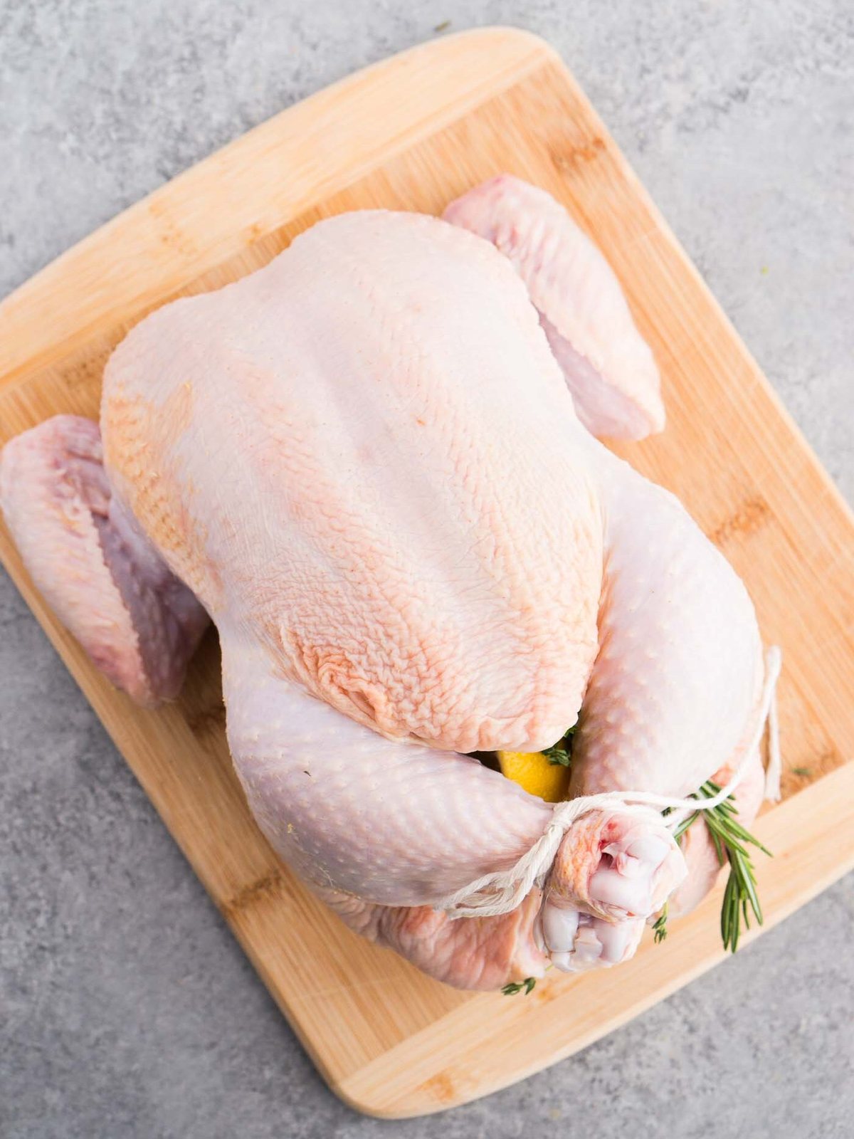 stuffed chicken on a board