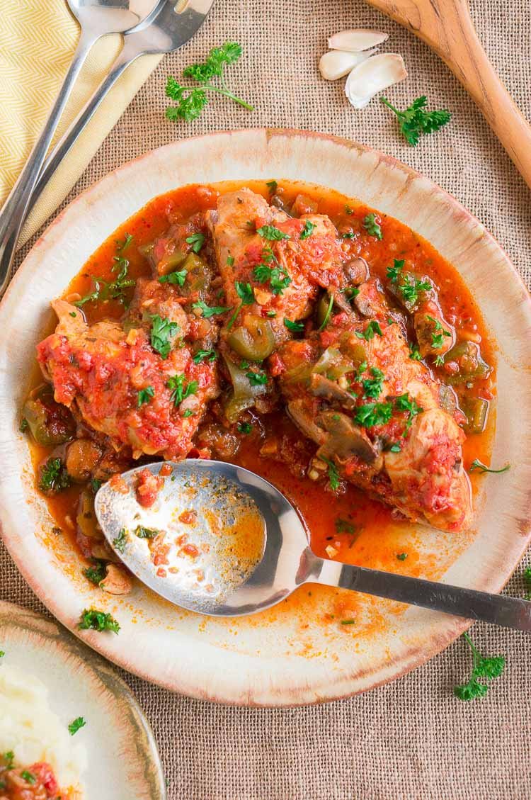 Instant Pot Chicken Cacciatore