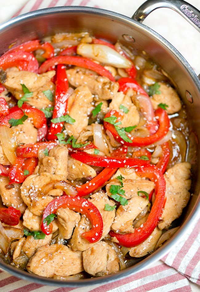 Sweet and Spicy Jalepeno Chicken Stir Fry