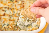 Velvety Spinach Artichoke Dip