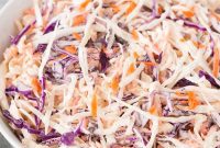 Effortless Creamy Coleslaw