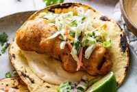 Golden Crispy Baja Fish Tacos