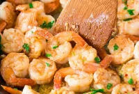 Lemon Garlic Shrimp Linguine