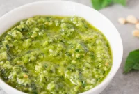 Vibrant Homemade Basil Pesto