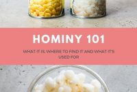 Hominy From Basics to Gourmet