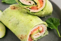 Keto Turkey Club Wrap