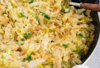 Golden Skillet Cabbage