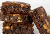 Fudgy Paleo Almond Butter Brownies