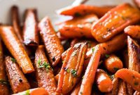 Glazed Maple Cinnamon Carrots