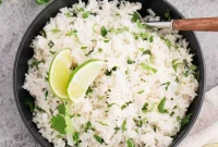 Bright Cilantro Lime Rice