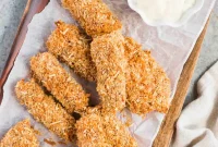 Golden Crunchy Fish Sticks
