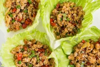 Crispy Chicken Lettuce Cups