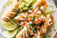 Crispy Chicken Taquitos