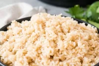 Perfect Fluffy Instant Pot Brown Rice