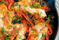Zesty One-Skillet Tilapia Veracruz