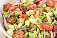 The Perfect Trio: Tomato Cucumber Avocado Salad