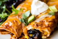 Savory Black Bean Enchiladas