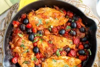 Zesty One-Pan Chicken Puttanesca