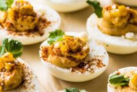 Elote Deviled Eggs