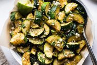 Zesty Roasted Mexican Zucchini