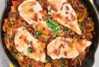 Braised Chicken in Tomato Herb Sauce
