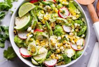 Zesty Mexican Brussels Sprout Salad
