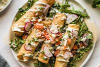Golden Crispy Beef Taquitos