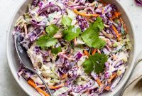 Zesty Lime-Cilantro Taco Slaw