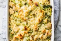 Wholesome Chicken & Broccoli Cauliflower Rice Bake