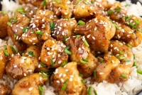 Sticky Honey Garlic Chicken