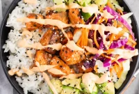 Gourmet Salmon Rice Bowl