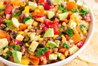 Colorful Confetti Bean Salad