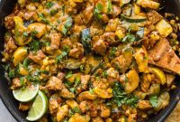 Sunshine Chicken and Squash Skillet