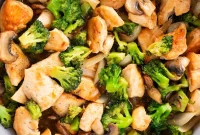 Wok-Tossed Chicken and Broccoli