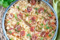 Delicious One Pot Sausage Sauerkraut and Rice