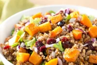 Golden Autumn Butternut Quinoa Salad