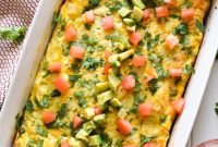 Zesty Salsa Verde Breakfast Frittata