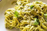 Zesty Green Spaghetti